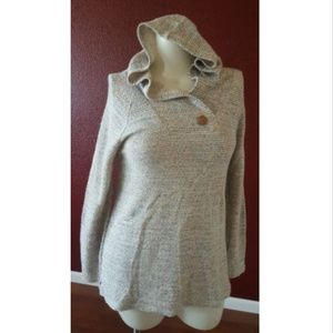 Soft Surroundings Hoodie Pullover Sweatshirt Sweater S Grey New